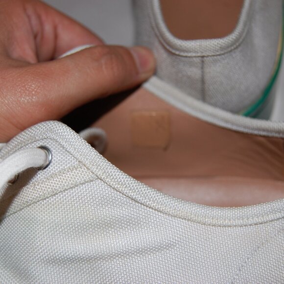 43/US9.5 🔥 Marni Green White Canvas lace Sneakers Made In SPAIN - Picture 10 of 13